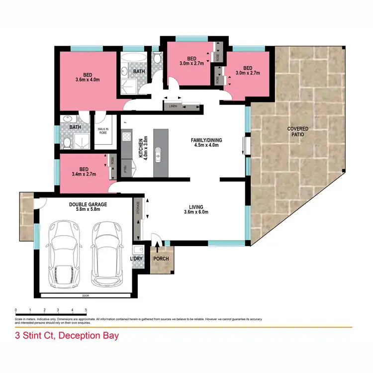 Floorplan of Homely house listing, 3 Stint Court, Deception Bay QLD 4508