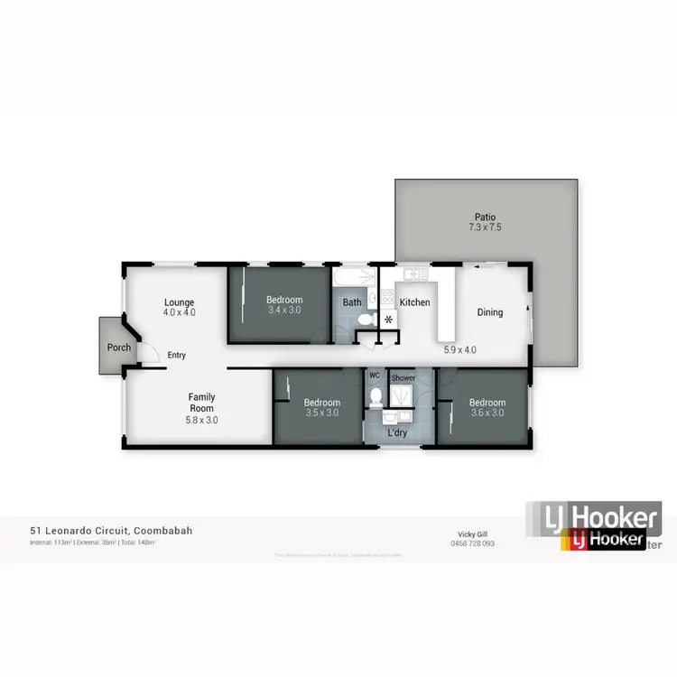 Floorplan of Homely house listing, 51 Leonardo Circuit, Coombabah QLD 4216