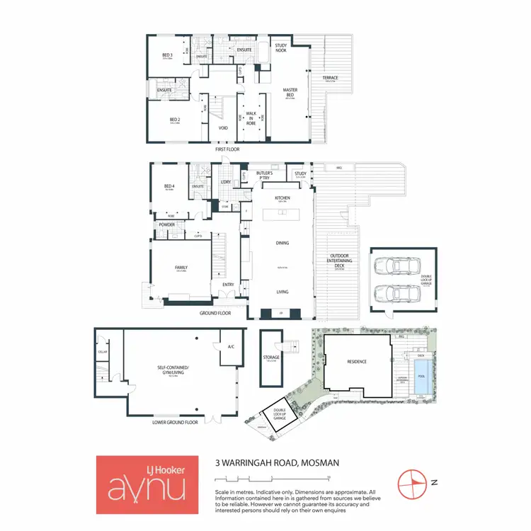 Floorplan of Homely house listing, 3 Warringah Road, Mosman NSW 2088