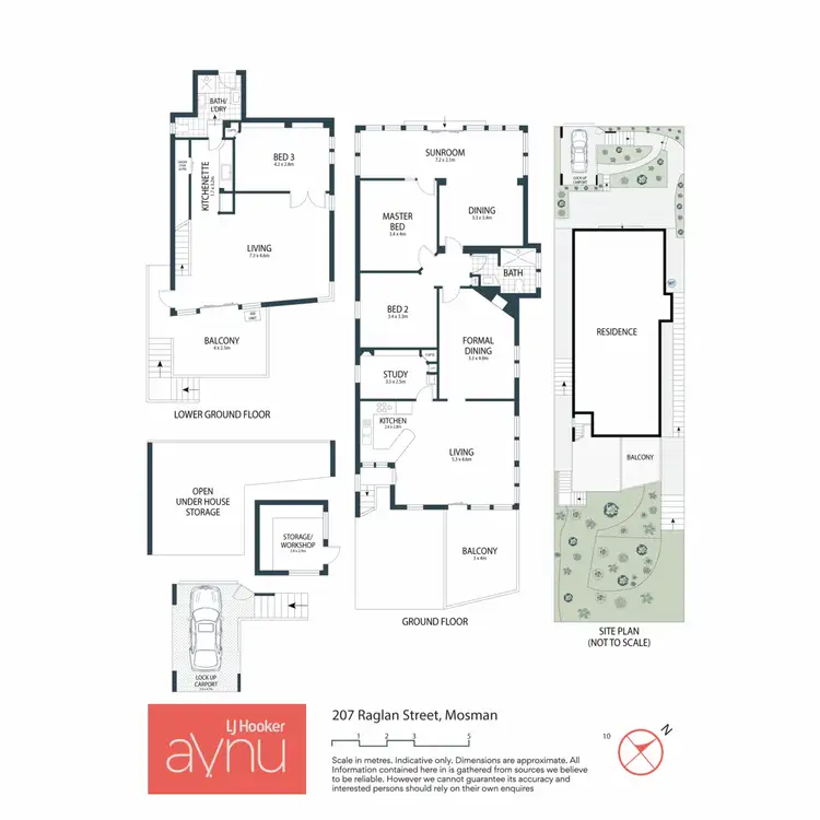 Floorplan of Homely house listing, 207 Raglan Street, Mosman NSW 2088