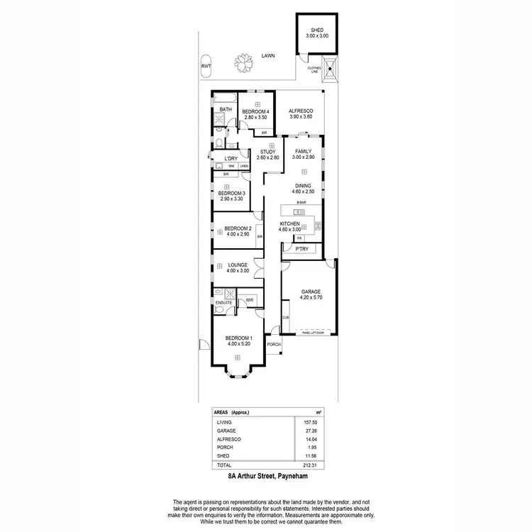 Floorplan of Homely house listing, 8a Arthur Street, Payneham SA 5070