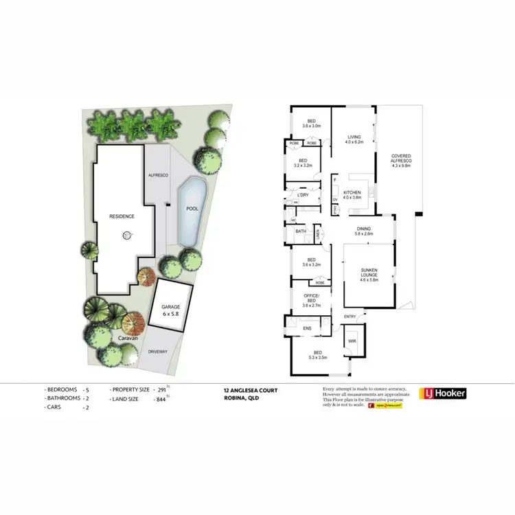 Floorplan of Homely house listing, 12 Anglesea Court, Robina QLD 4226