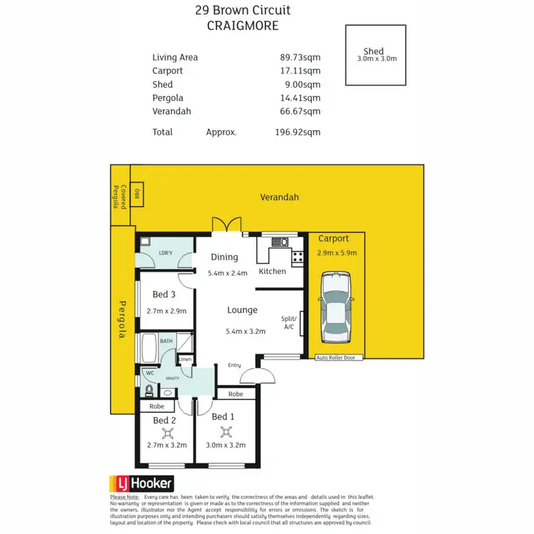 Floorplan of Homely house listing, 29 Browne Circuit, Craigmore SA 5114