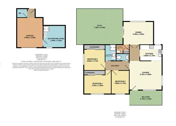 Floorplan of Homely house listing, 50 Wimbledon Grove, Garden Suburb NSW 2289