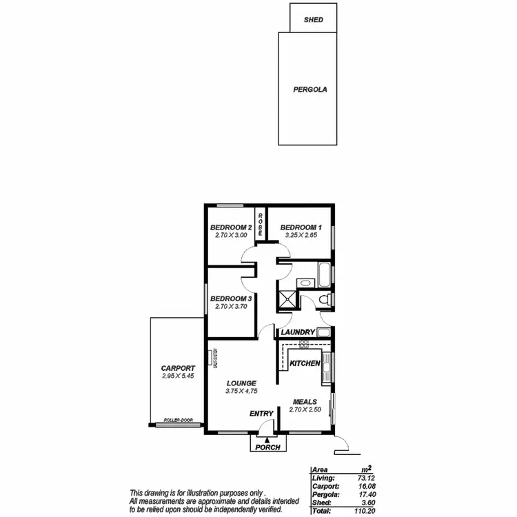 Floorplan of Homely house listing, 11 Jabez Close, Ingle Farm SA 5098