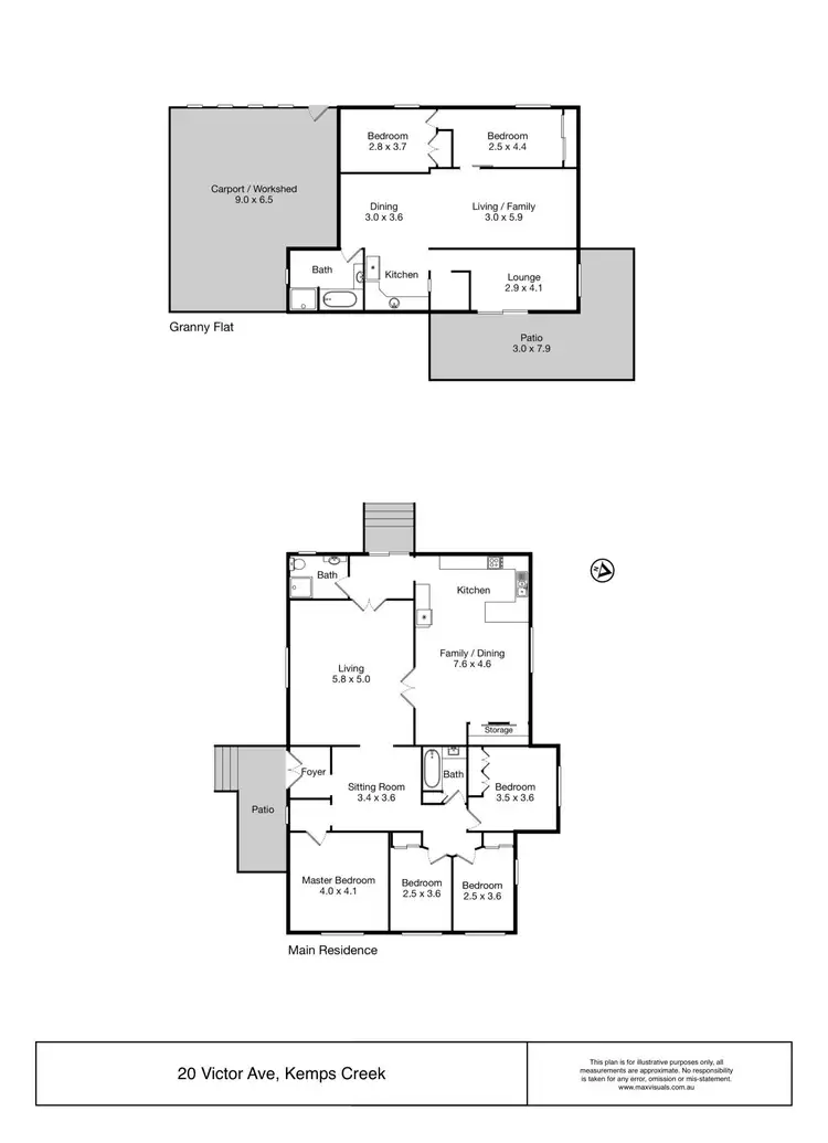 Floorplan of Homely house listing, 20 Victor Avenue, Kemps Creek NSW 2178