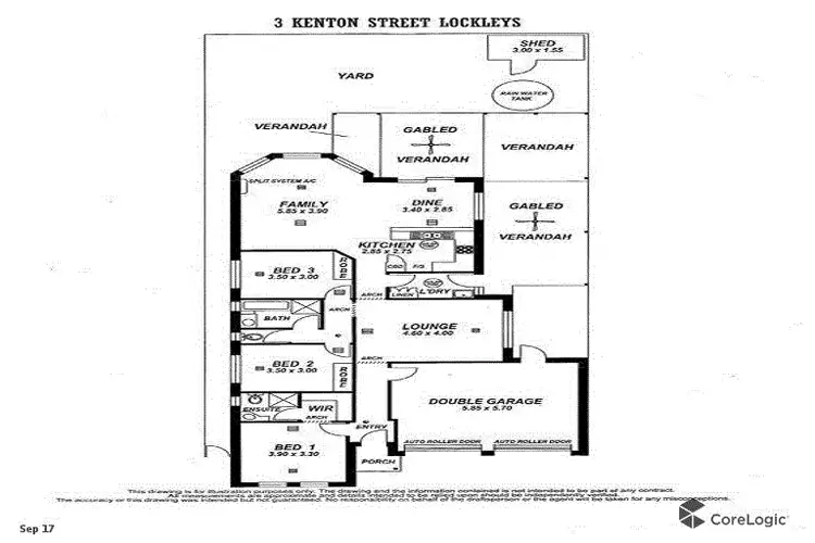 Floorplan of Homely house listing, 3 Kenton Street, Lockleys SA 5032