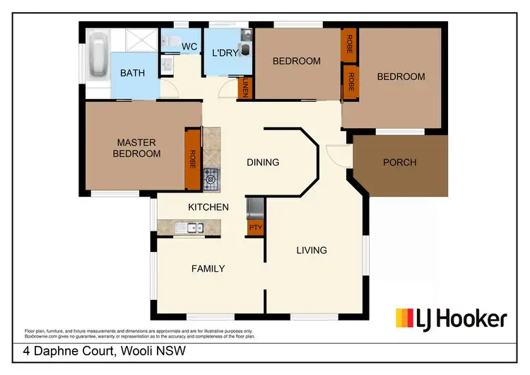 Floorplan of Homely house listing, 4 Daphne Court, Wooli NSW 2462
