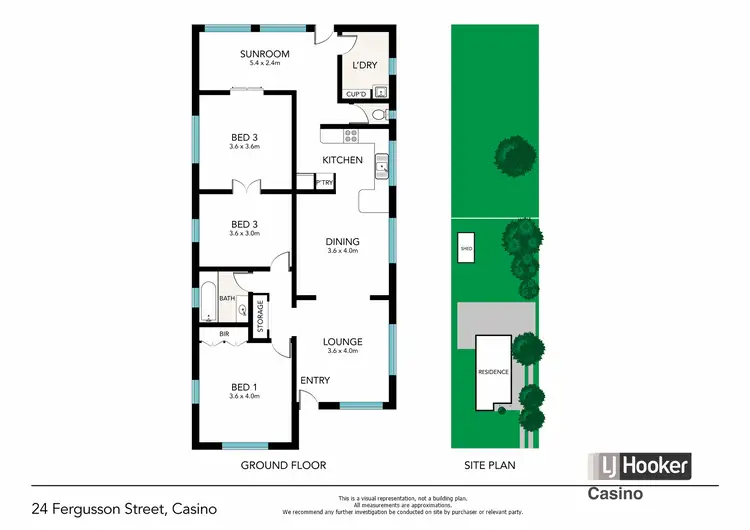 Floorplan of Homely house listing, 24 Fergusson Street, Casino NSW 2470