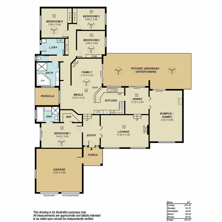 Floorplan of Homely house listing, 5 Shelduck Court, Wynn Vale SA 5127