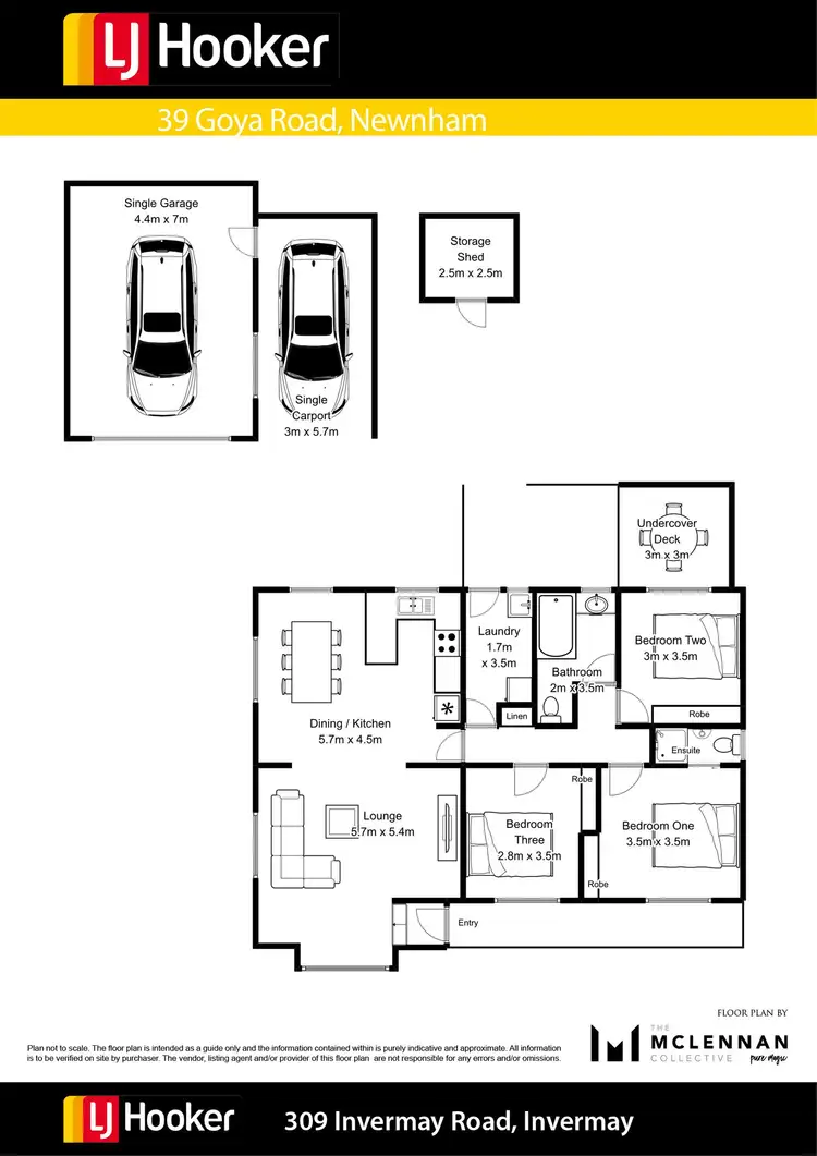 Floorplan of Homely house listing, 39 Goya Road, Newnham TAS 7248