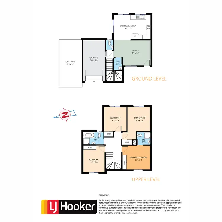 Floorplan of Homely townhouse listing, 16/29 O'Brien Street, Mount Druitt NSW 2770