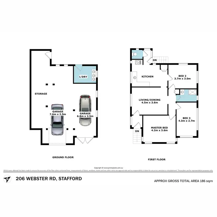 Floorplan of Homely house listing, 206 Webster Road, Stafford QLD 4053