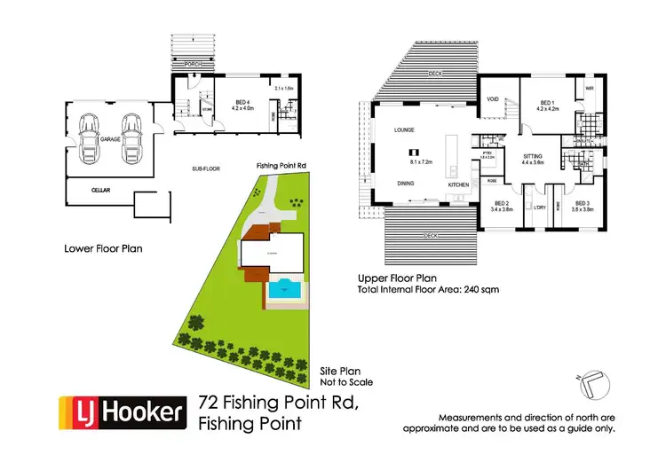 Floorplan of Homely house listing, 72 Fishing Point Road, Fishing Point NSW 2283