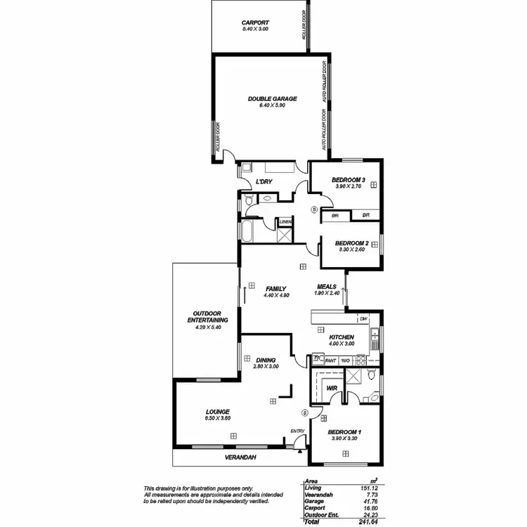 Floorplan of Homely house listing, 12 Kew Drive, Oakden SA 5086