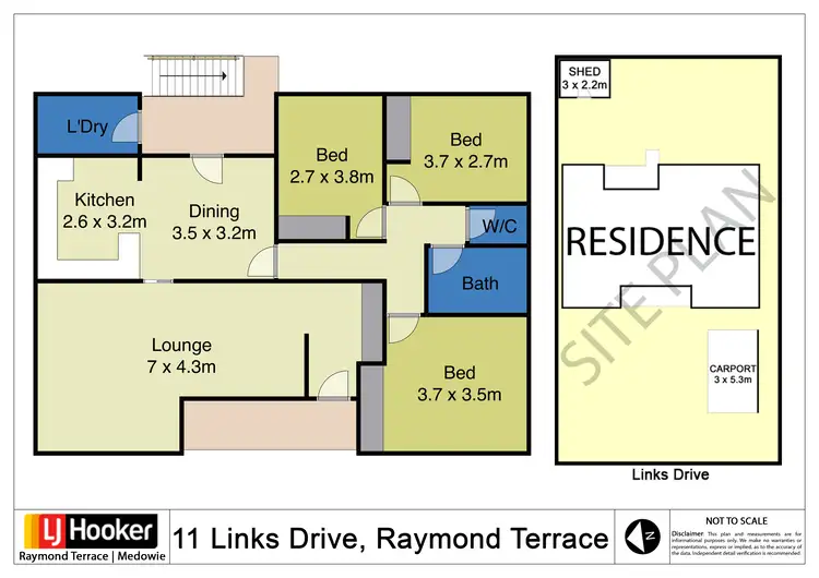 Floorplan of Homely house listing, 11 Links Drive, Raymond Terrace NSW 2324