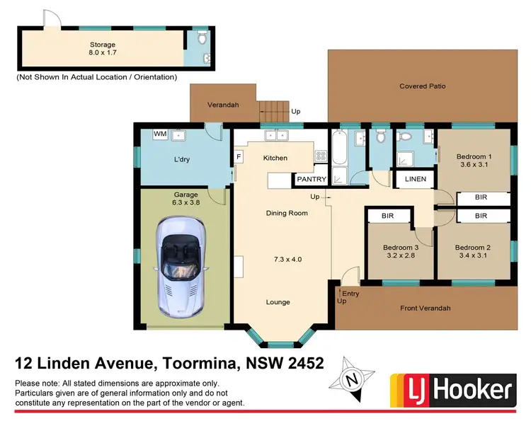 Floorplan of Homely house listing, 12 Linden Avenue, Toormina NSW 2452