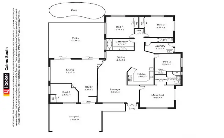 Floorplan of Homely house listing, 81 Verbena Drive, Mount Sheridan QLD 4868