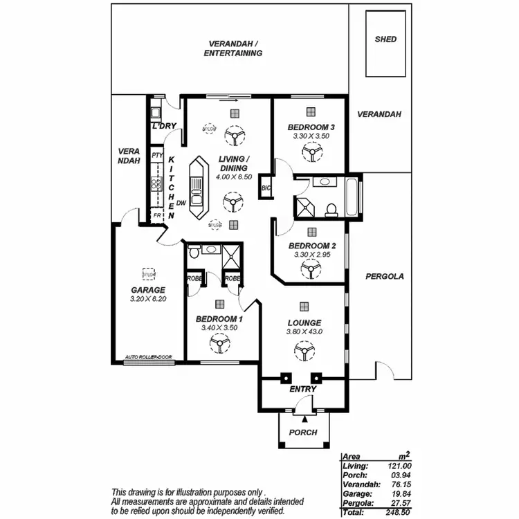 Floorplan of Homely house listing, 127B Galway Avenue, Broadview SA 5083