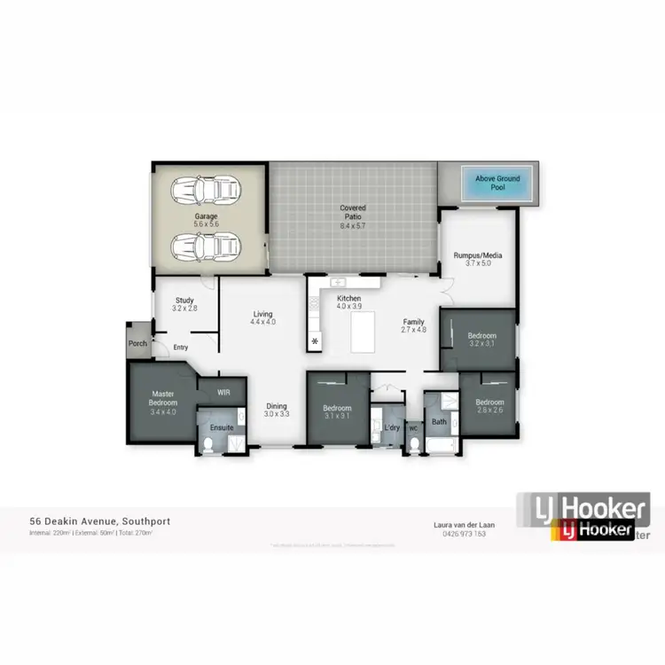 Floorplan of Homely house listing, 56 Deakin Avenue, Southport QLD 4215