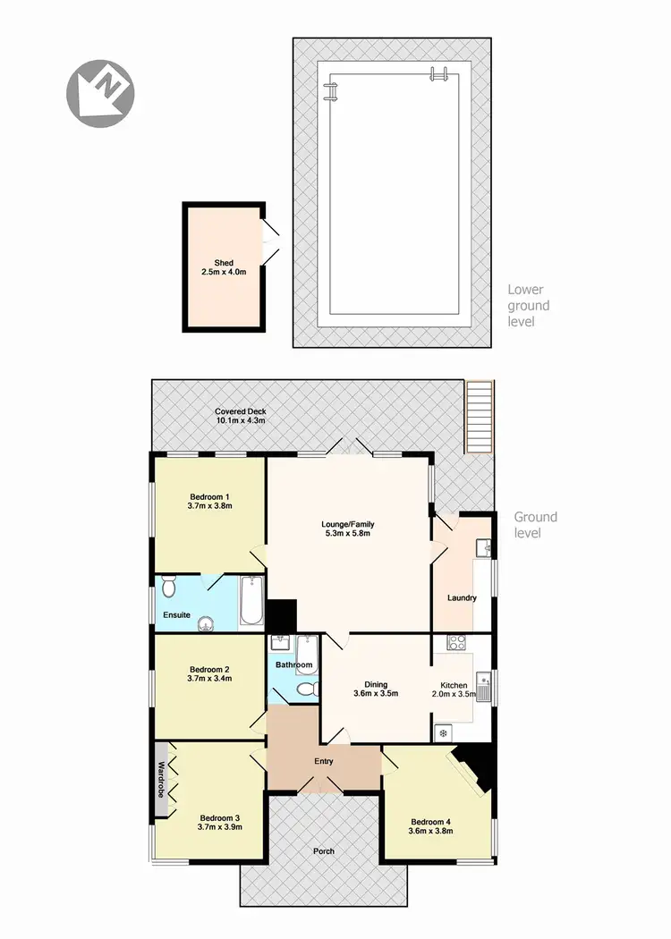 Floorplan of Homely house listing, 21 Brisbane Avenue, Mount Kuring-gai NSW 2080