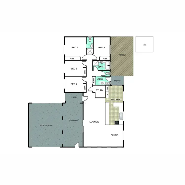 Floorplan of Homely house listing, 5 Storkey Place, Gowrie ACT 2904