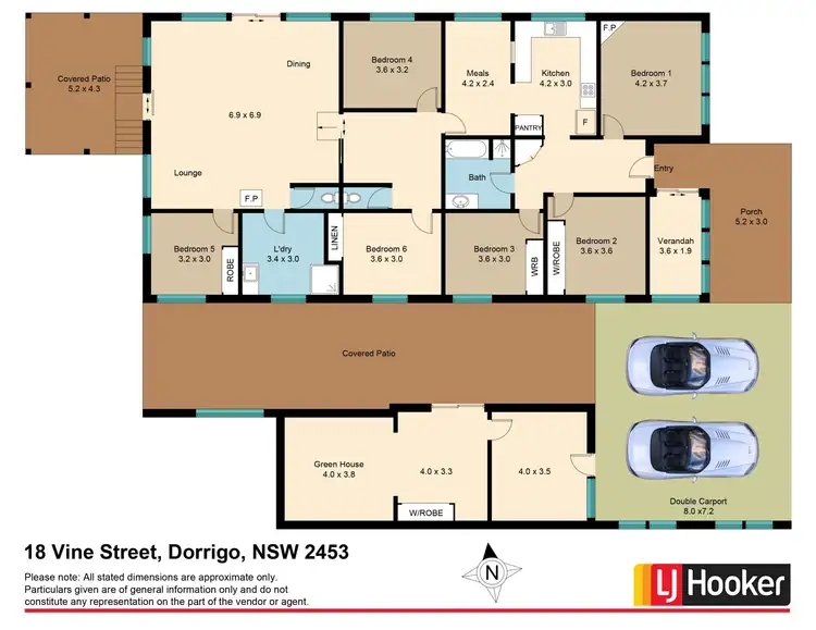 Floorplan of Homely house listing, 18 Vine Street, Dorrigo NSW 2453