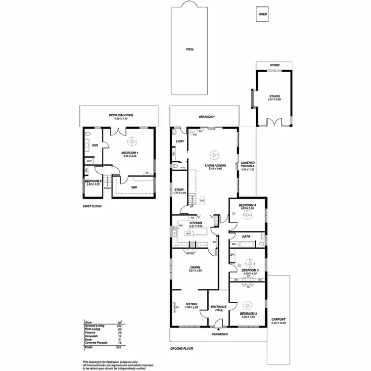 Floorplan of Homely house listing, 6 Albert Street, Dulwich SA 5065