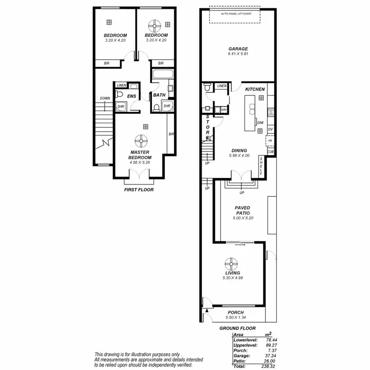 Floorplan of Homely townhouse listing, 4 Salter Street, Kensington SA 5068