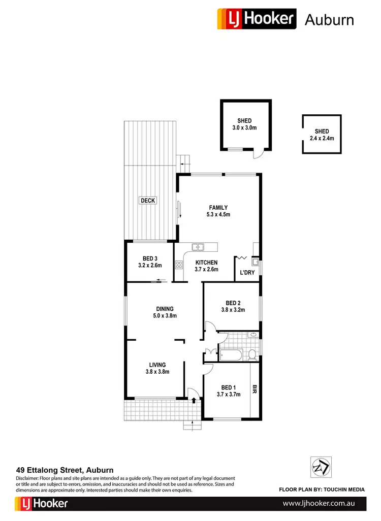 Floorplan of Homely house listing, 49 Ettalong St, Auburn NSW 2144