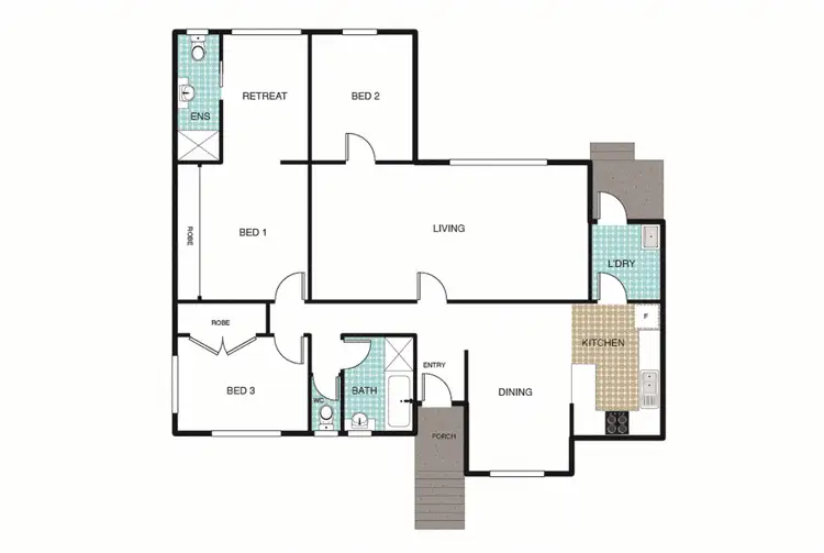 Floorplan of Homely house listing, 28 McGinness Street, Scullin ACT 2614
