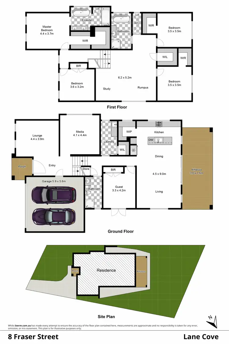 Floorplan of Homely house listing, 8 Fraser Street, Lane Cove NSW 2066