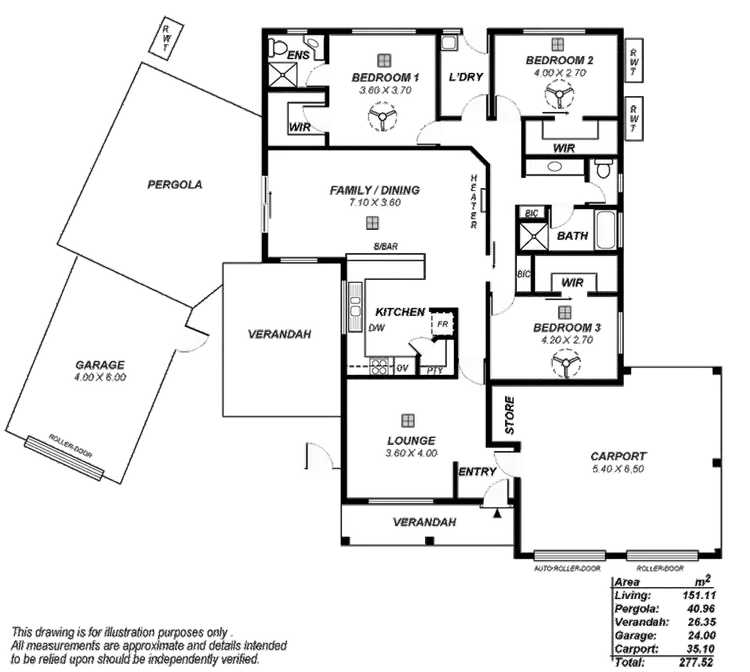 Floorplan of Homely house listing, 70 Henderson Avenue, Pooraka SA 5095