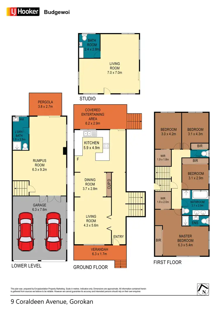 Floorplan of Homely house listing, 9 Coraldeen Avenue, Gorokan NSW 2263