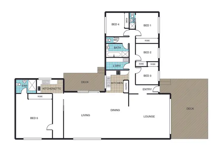 Floorplan of Homely house listing, 4 Crawford Crescent, Flynn ACT 2615