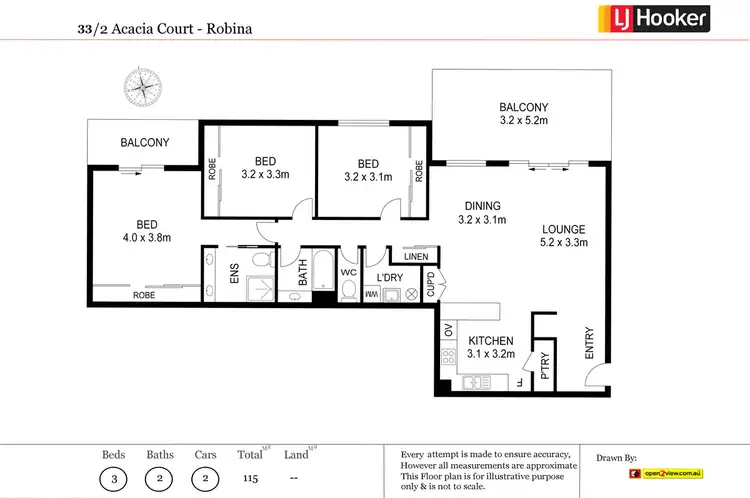 Floorplan of Homely unit listing, 33/2 Acacia Court, Robina QLD 4226