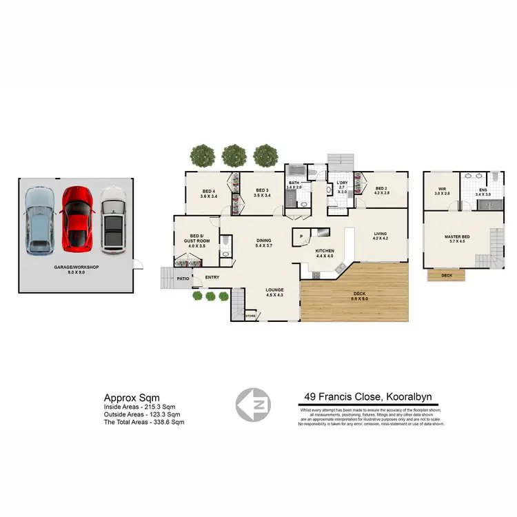 Floorplan of Homely house listing, 49 Francis Close, Kooralbyn QLD 4285