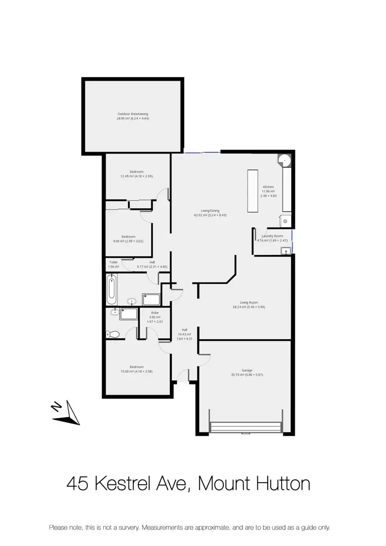 Floorplan of Homely house listing, 45 Kestrel Avenue, Mount Hutton NSW 2290
