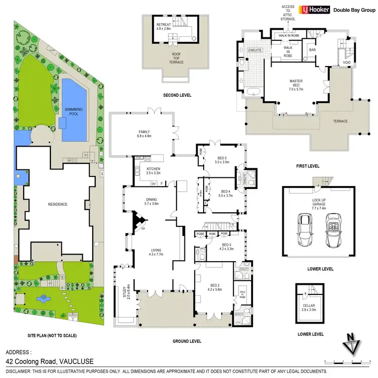 Floorplan of Homely house listing, 42 Coolong Road, Vaucluse NSW 2030