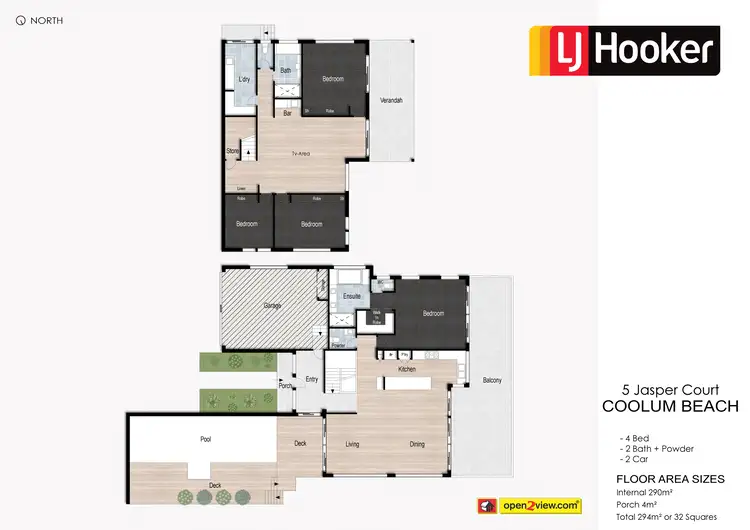Floorplan of Homely house listing, 5 Jasper Court, Coolum Beach QLD 4573