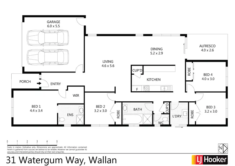 Floorplan of Homely house listing, 31 Watergum Way, Wallan VIC 3756