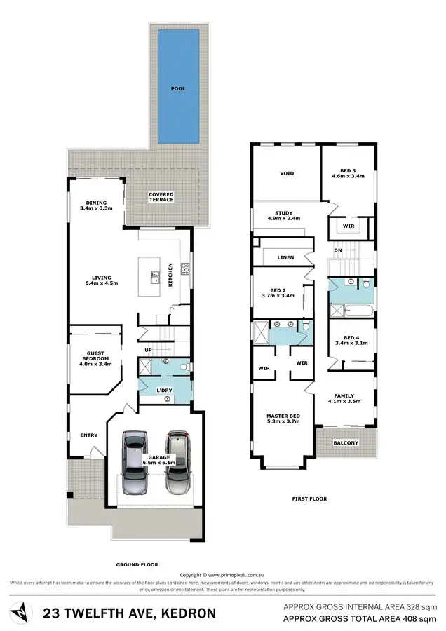 Floorplan of Homely house listing, 23 Twelfth Avenue, Kedron QLD 4031