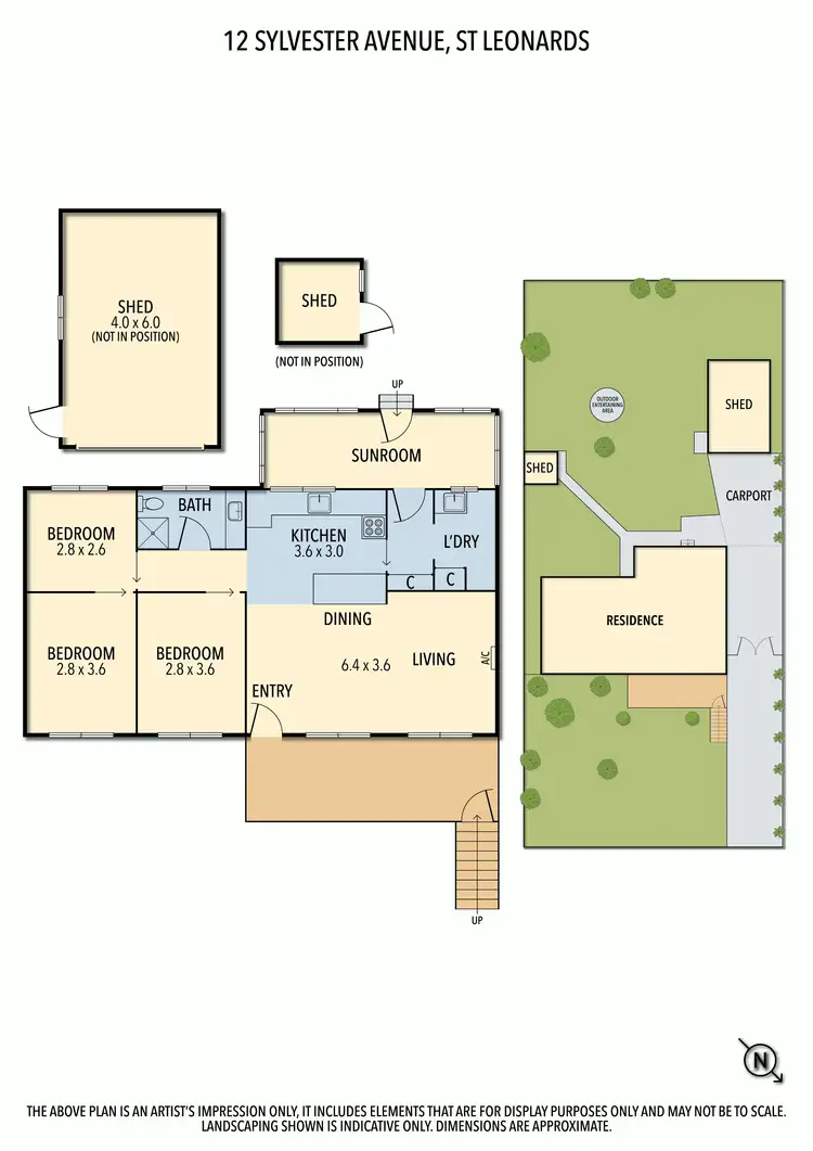 Floorplan of Homely house listing, 12 Sylvester Avenue, St Leonards VIC 3223