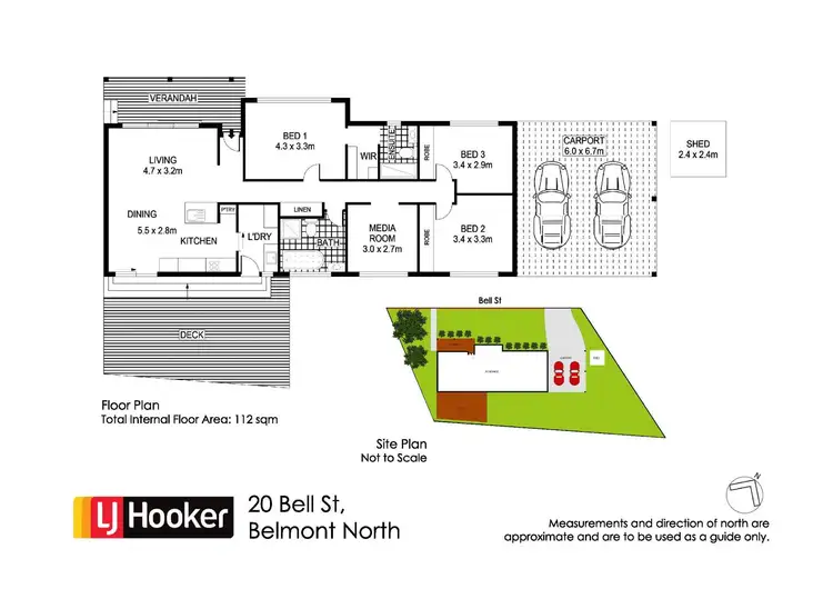 Floorplan of Homely house listing, 20 Bell Street, Belmont North NSW 2280