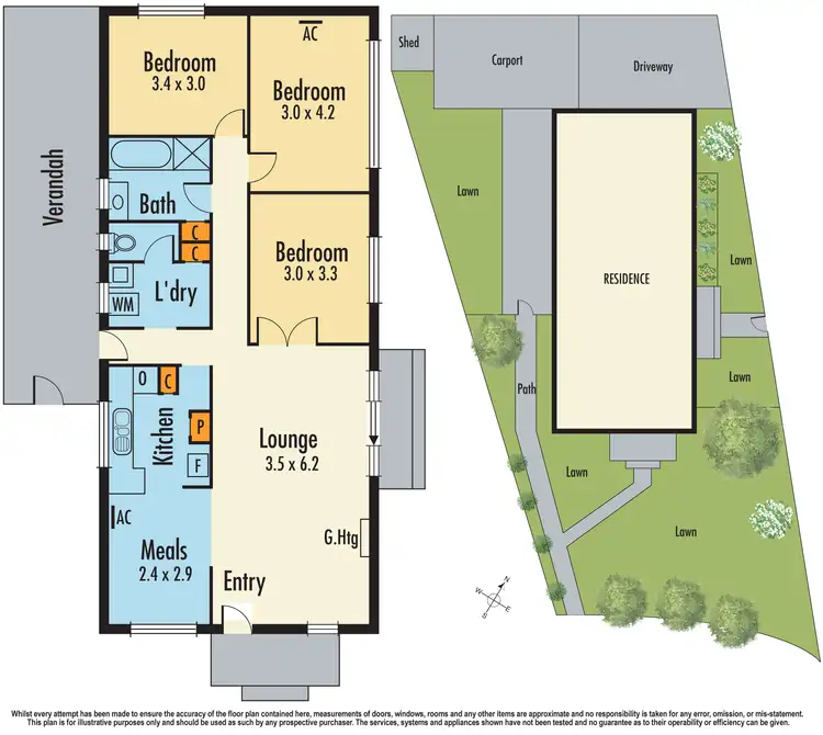 Floorplan of Homely unit listing, Unit 1/2 Dawn Avenue, Dandenong VIC 3175