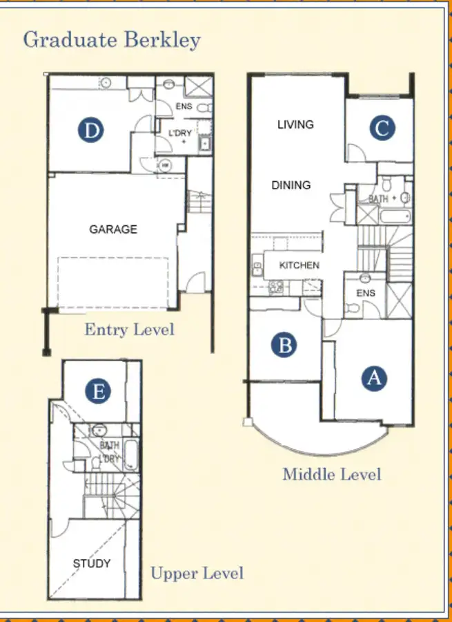 Floorplan of Homely unit listing, 108/4 University Drive, Robina QLD 4226