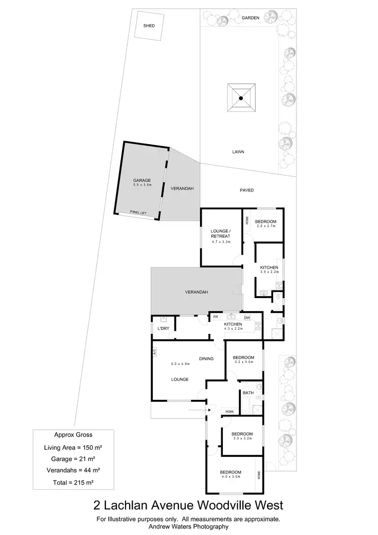 Floorplan of Homely house listing, 2 Lachlan Avenue, Woodville West SA 5011
