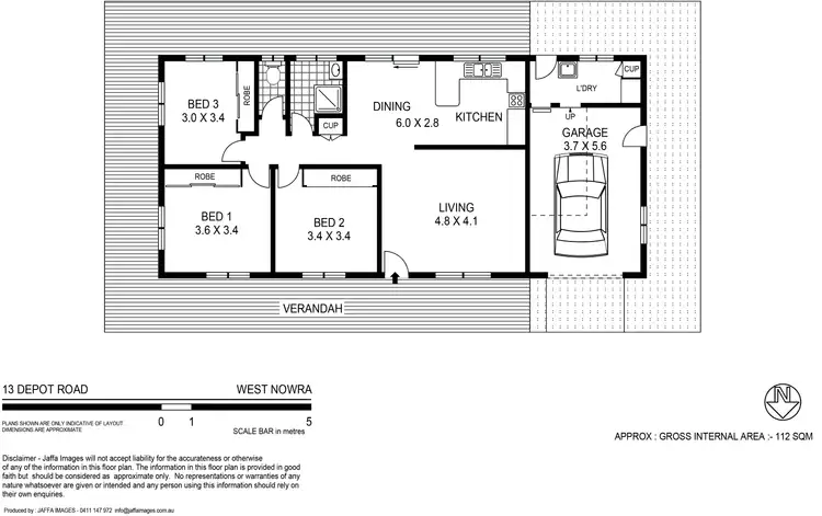 Floorplan of Homely house listing, 13 Depot Road, West Nowra NSW 2541