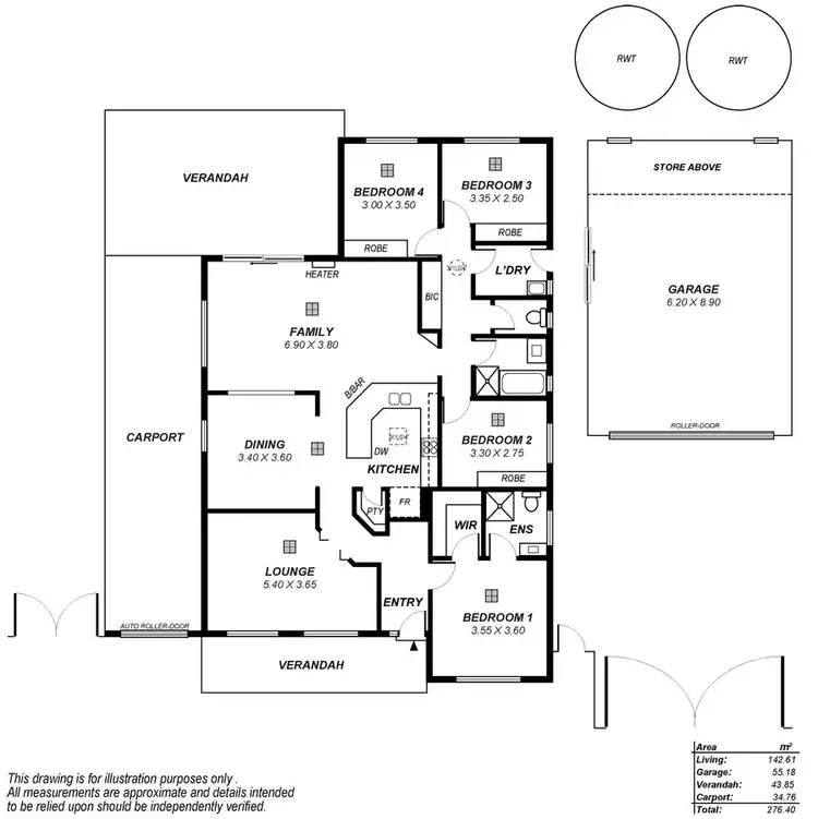 Floorplan of Homely house listing, 61 Lynton Avenue, Gilles Plains SA 5086