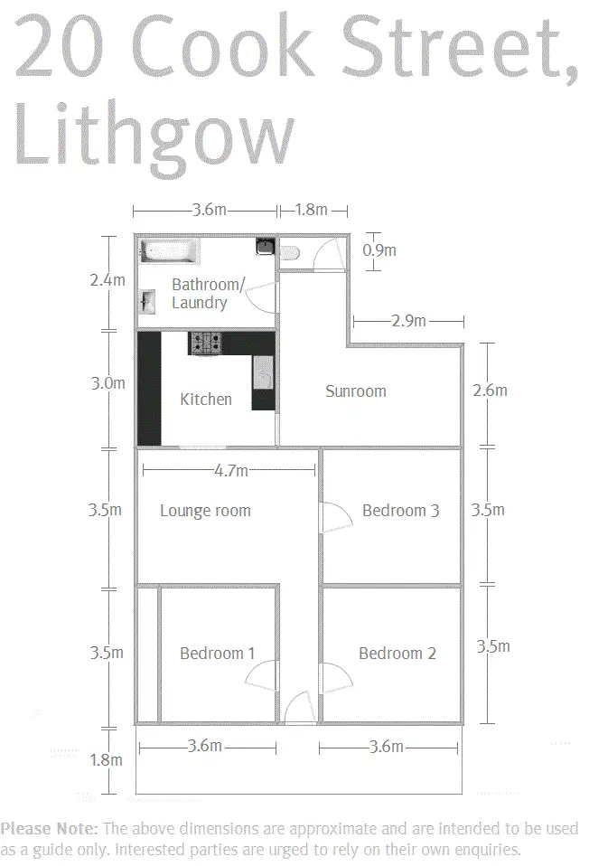 Floorplan of Homely house listing, 20 Cook Street, Lithgow NSW 2790
